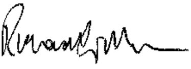 signature of Richard Gallagher signature of Richard Gallagher